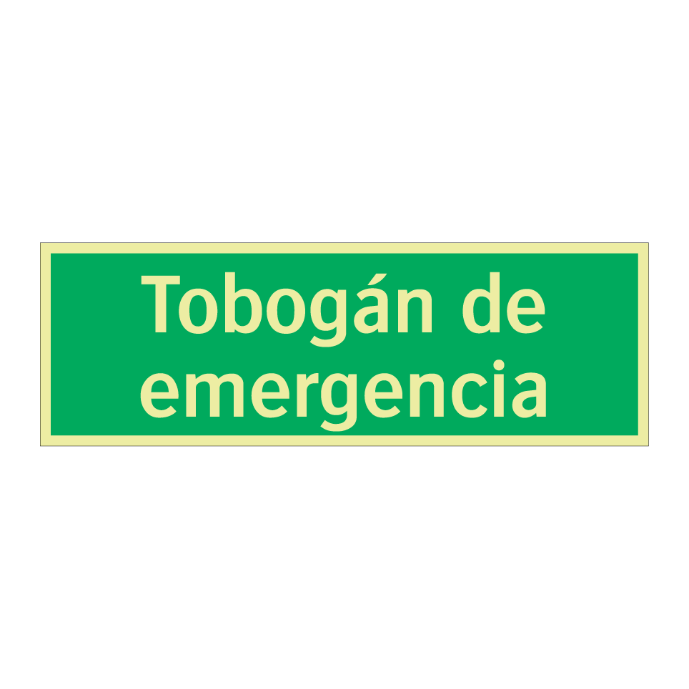 Tobogán de emergencia