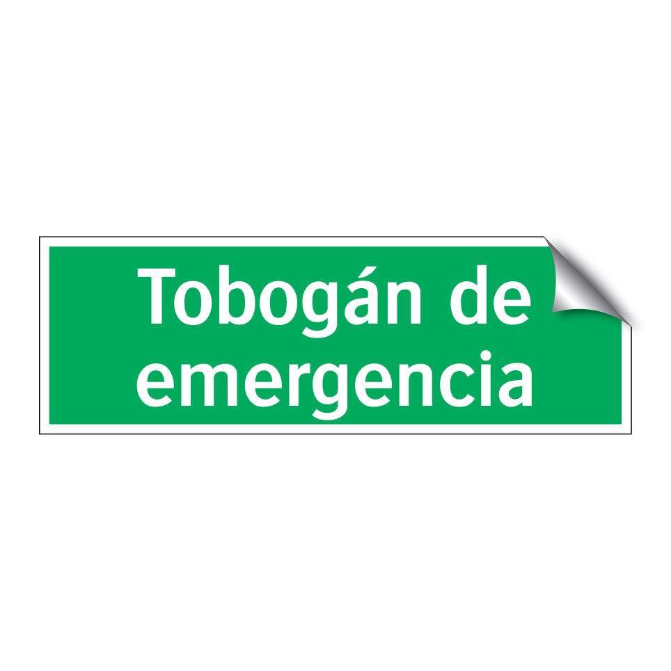 Tobogán de emergencia