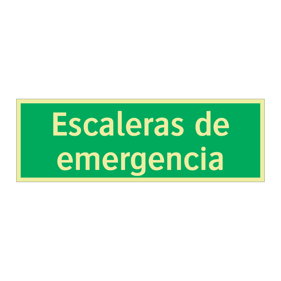 Escaleras de emergencia