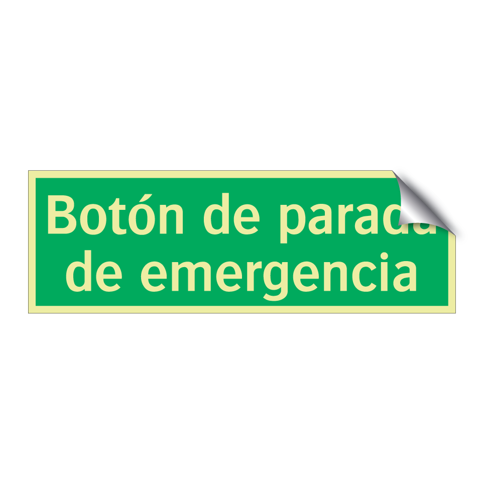 Botón de parada de emergencia