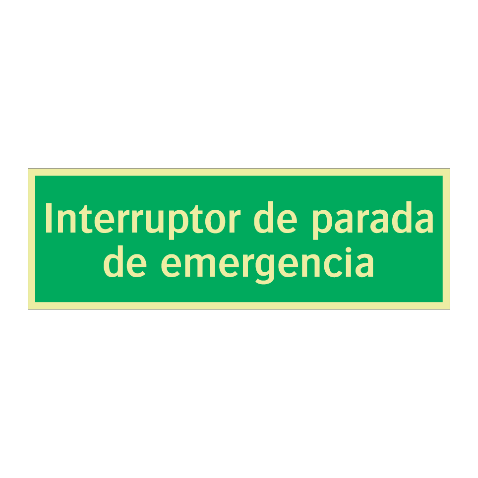 Interruptor de parada de emergencia
