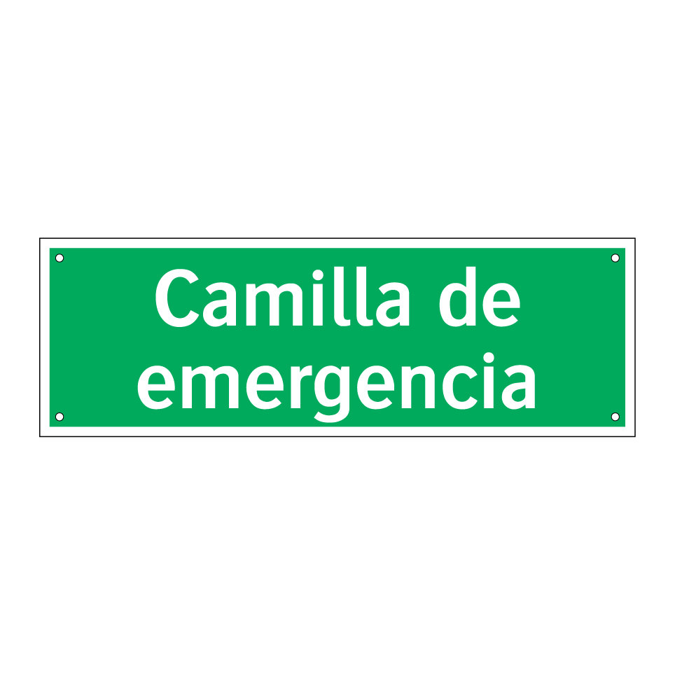 Camilla de emergencia