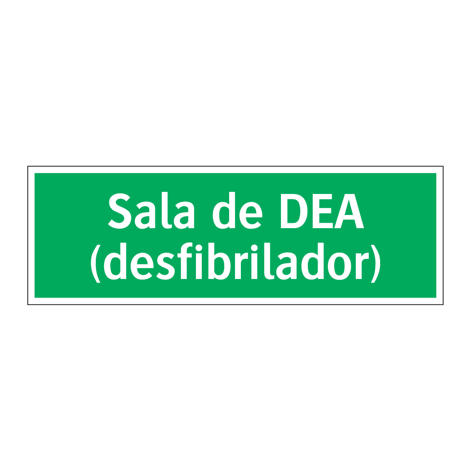 Sala de DEA (desfibrilador)