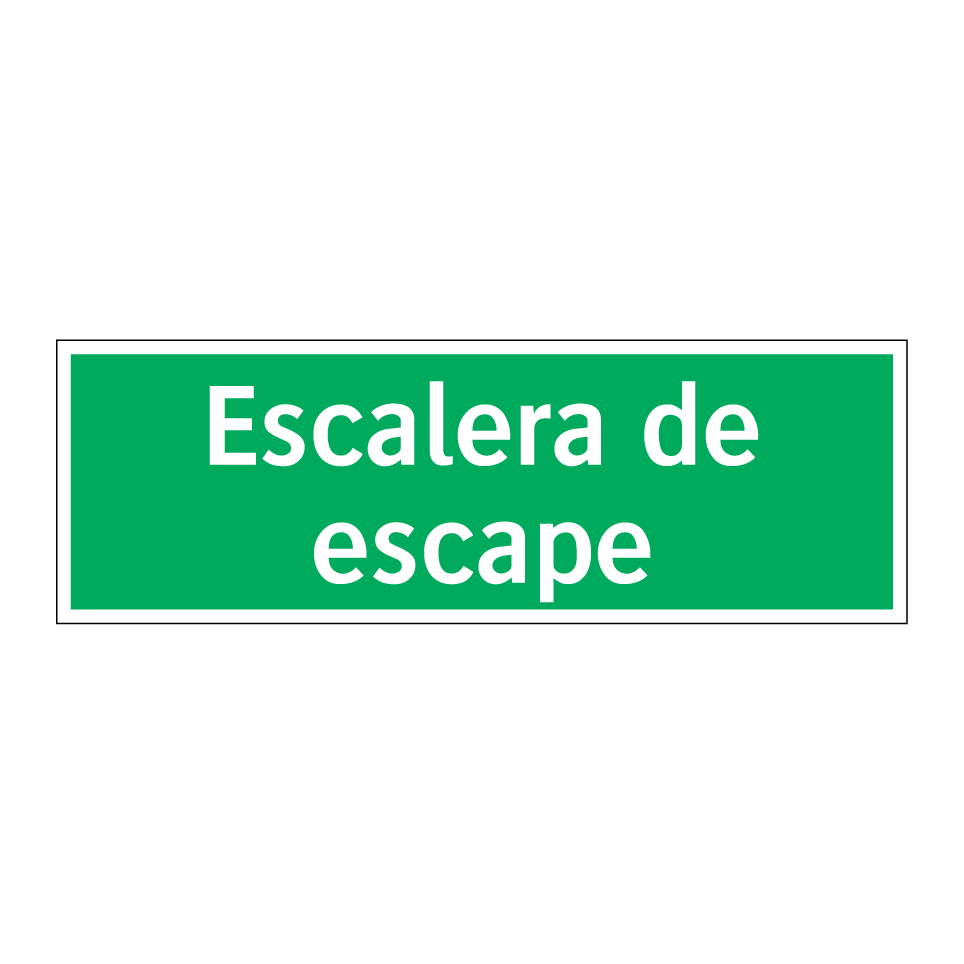 Escalera de escape
