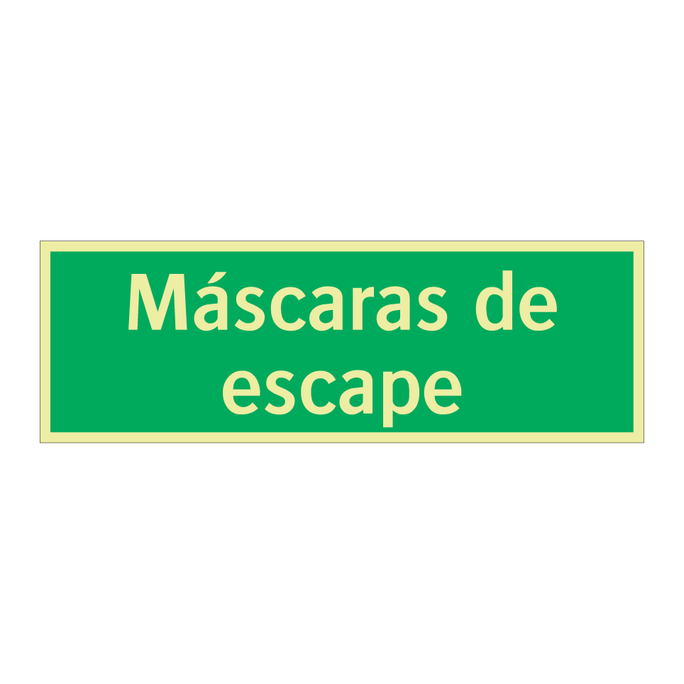 Máscaras de escape