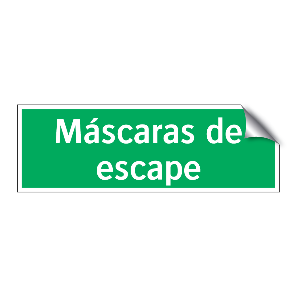 Máscaras de escape