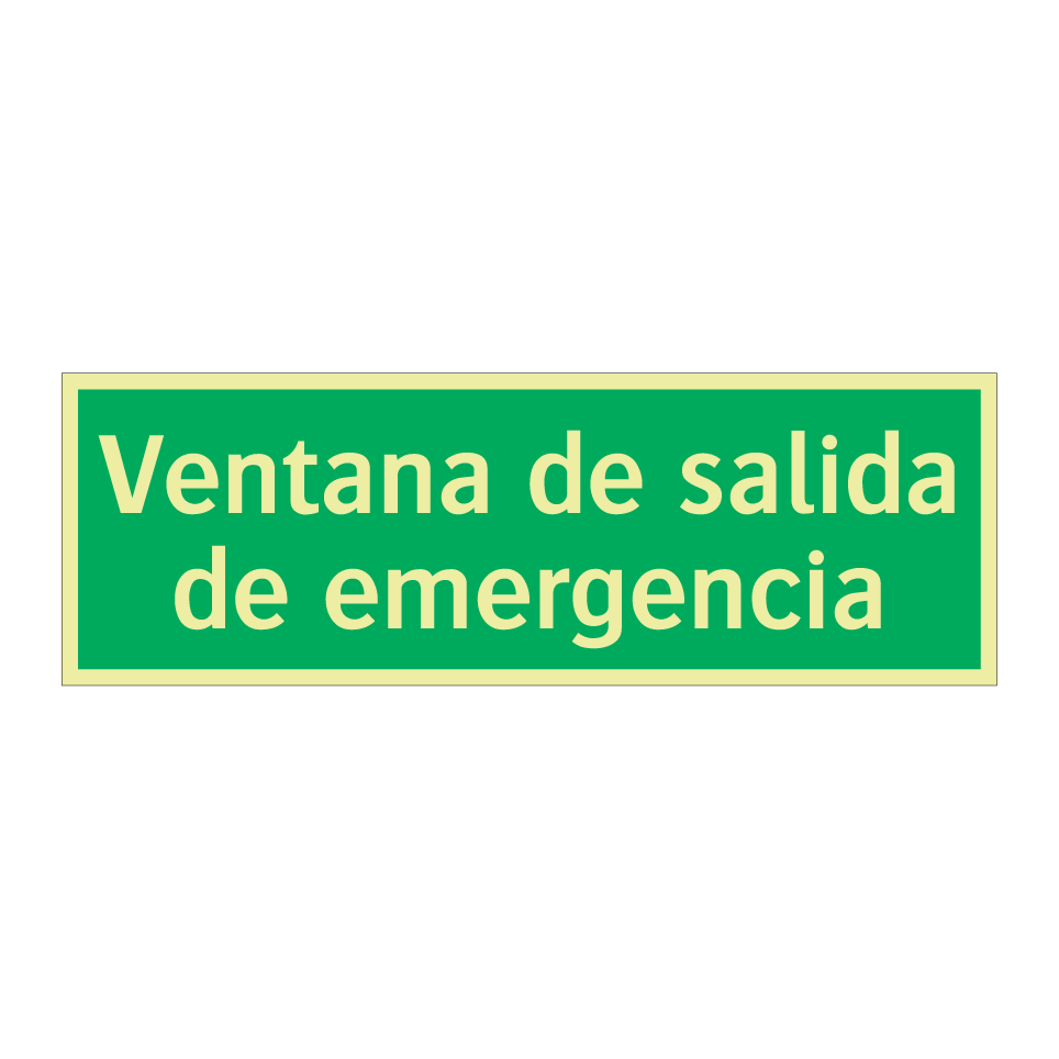 Ventana de salida de emergencia
