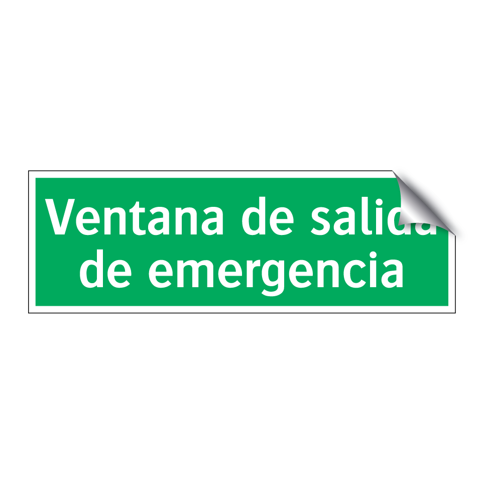 Ventana de salida de emergencia