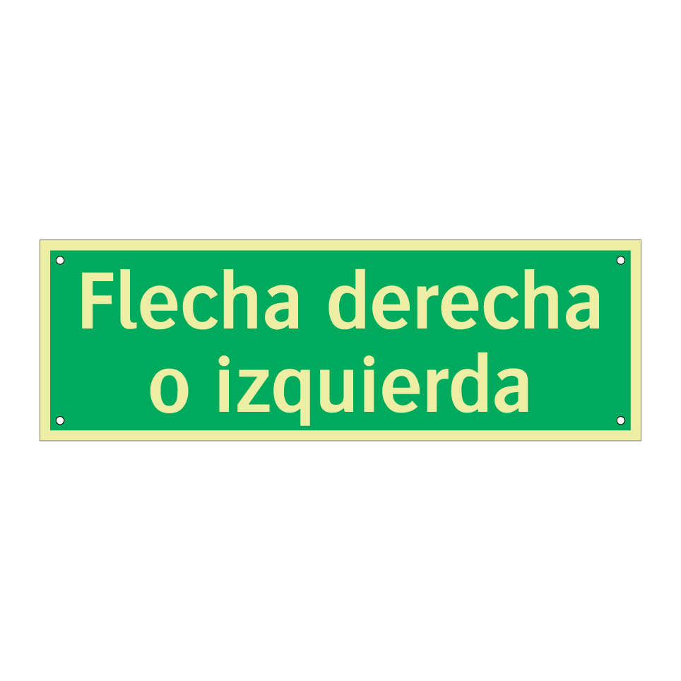 Flecha derecha o izquierda