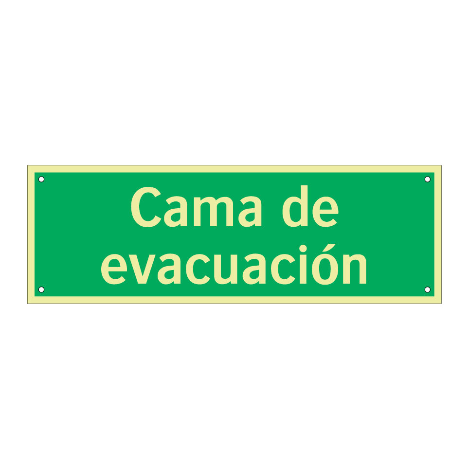 Cama de evacuación