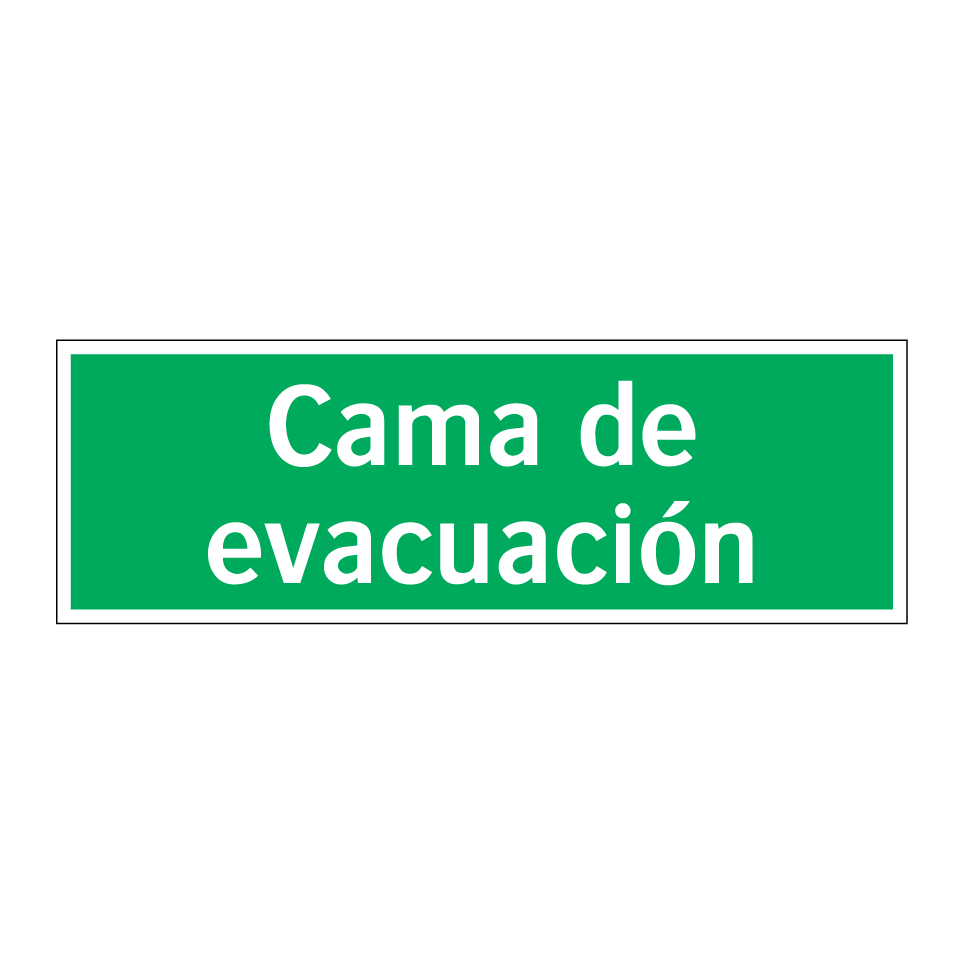 Cama de evacuación