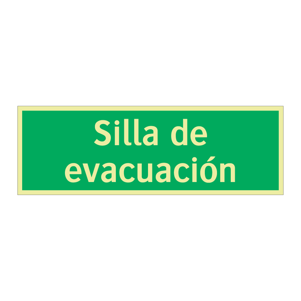 Silla de evacuación