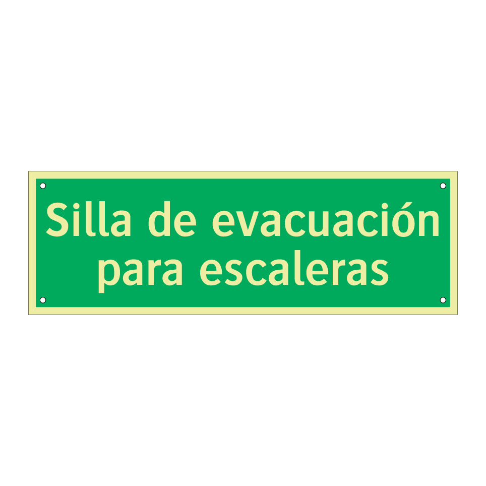 Silla de evacuación para escaleras