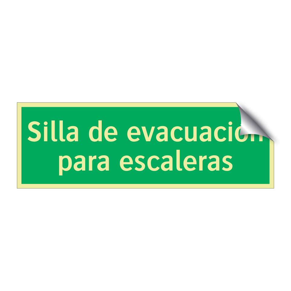 Silla de evacuación para escaleras