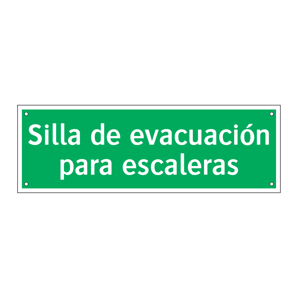 Silla de evacuación para escaleras