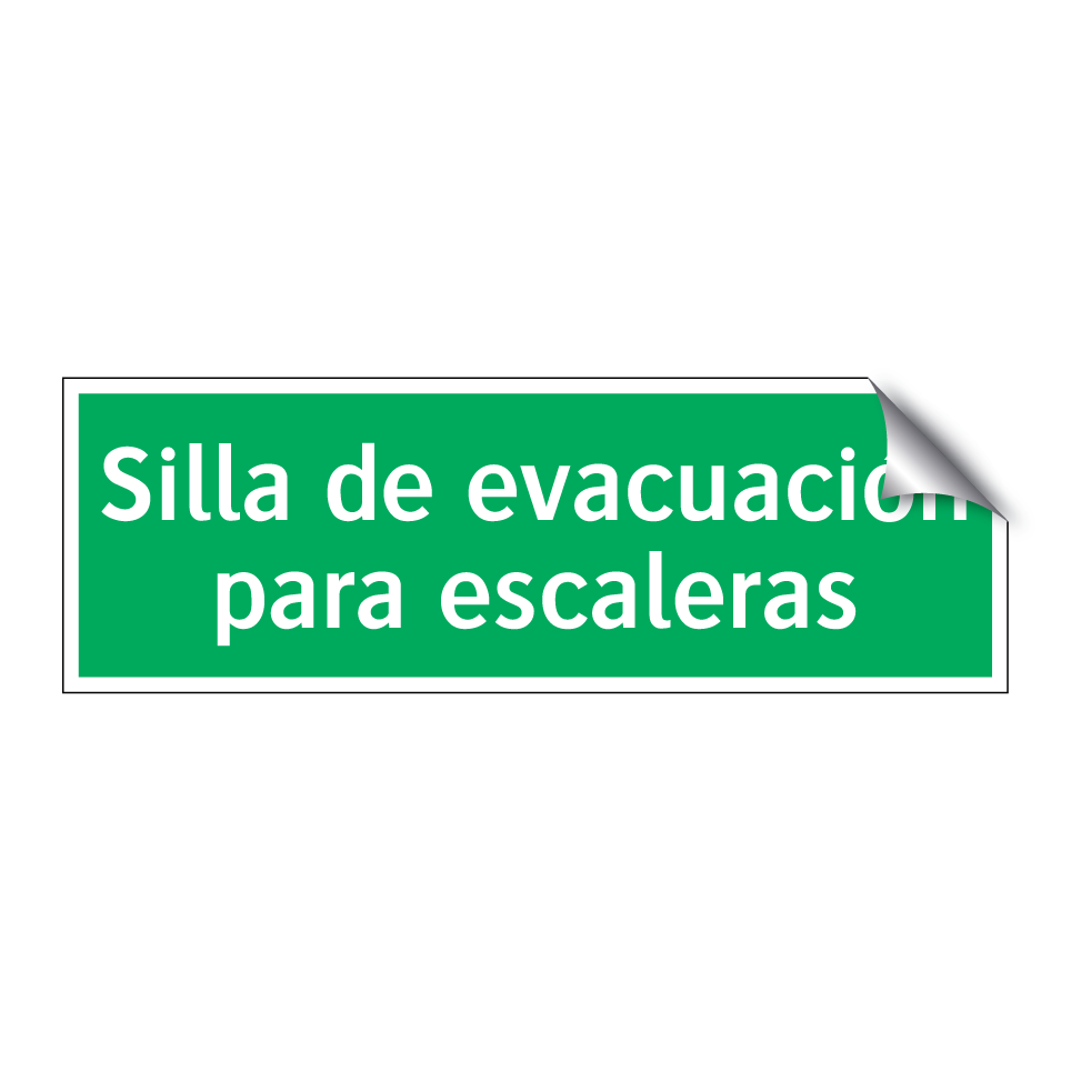 Silla de evacuación para escaleras