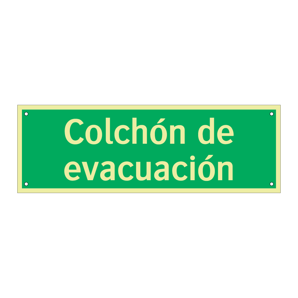 Colchón de evacuación