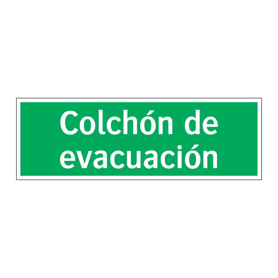 Colchón de evacuación