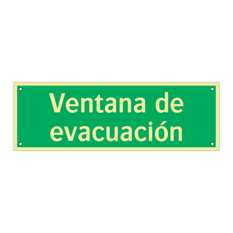 Ventana de evacuación