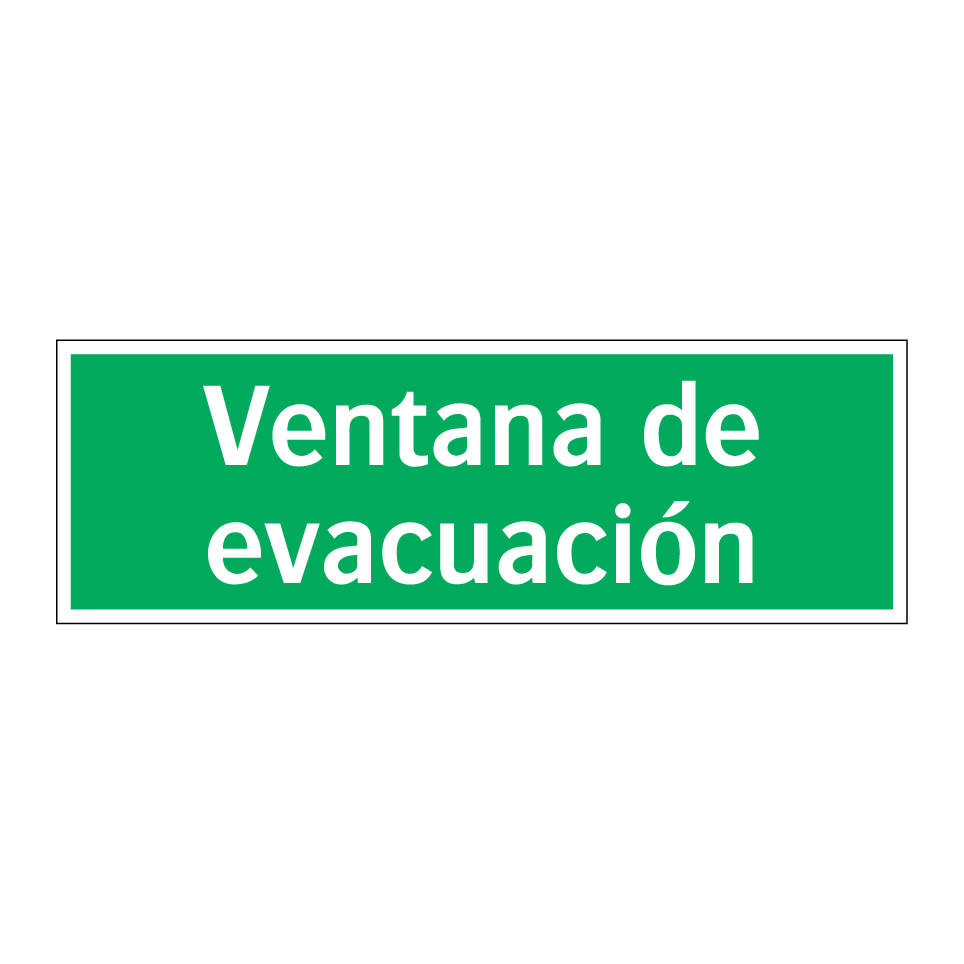 Ventana de evacuación