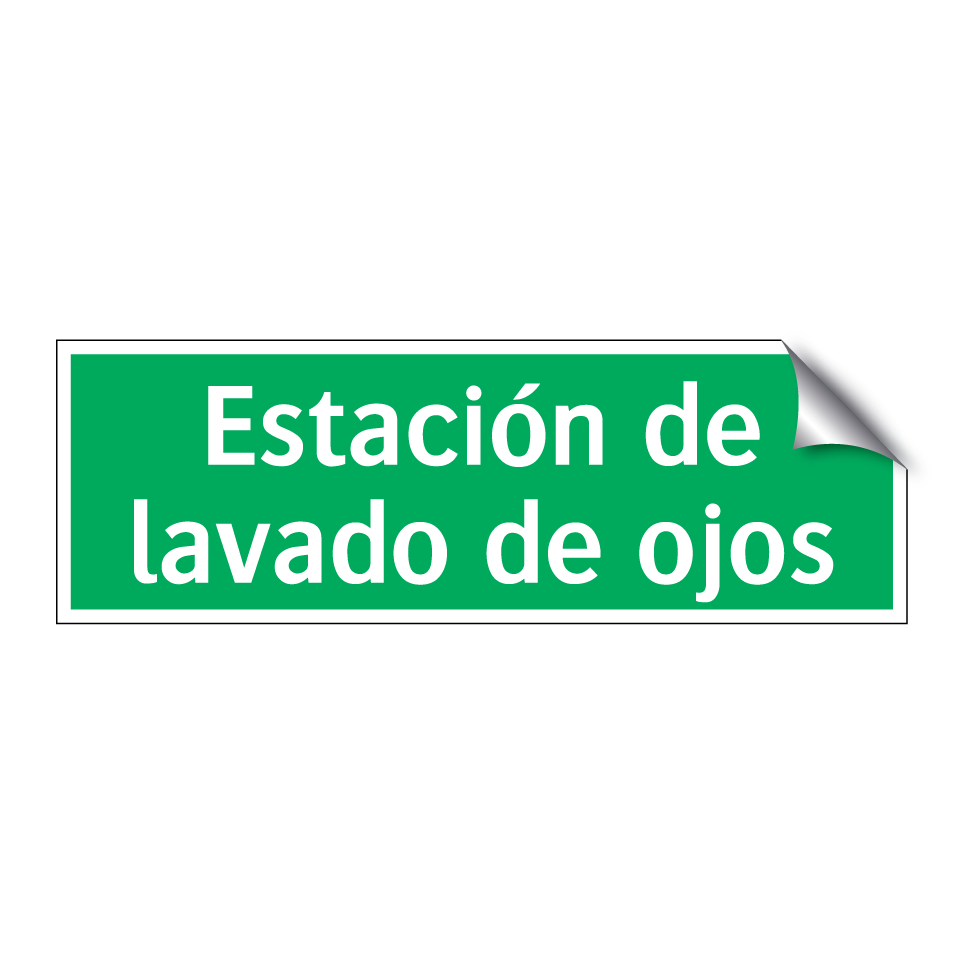 Estación de lavado de ojos