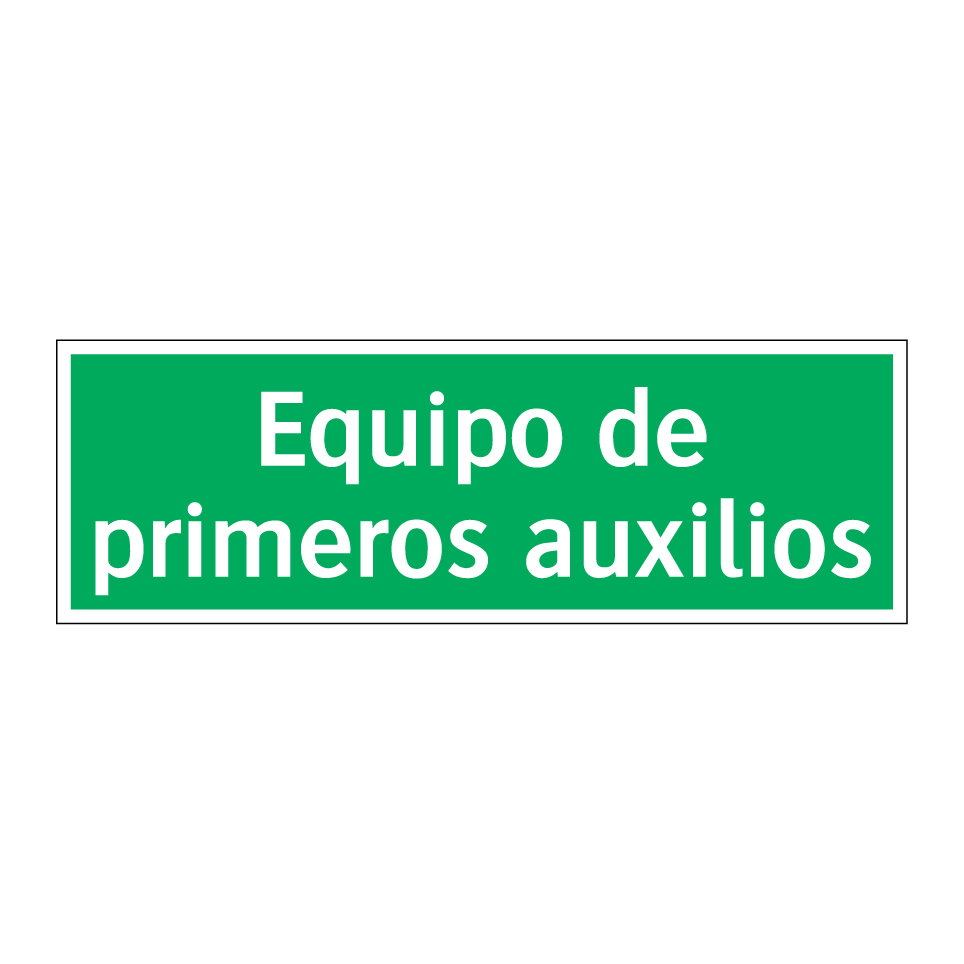 Equipo de primeros auxilios