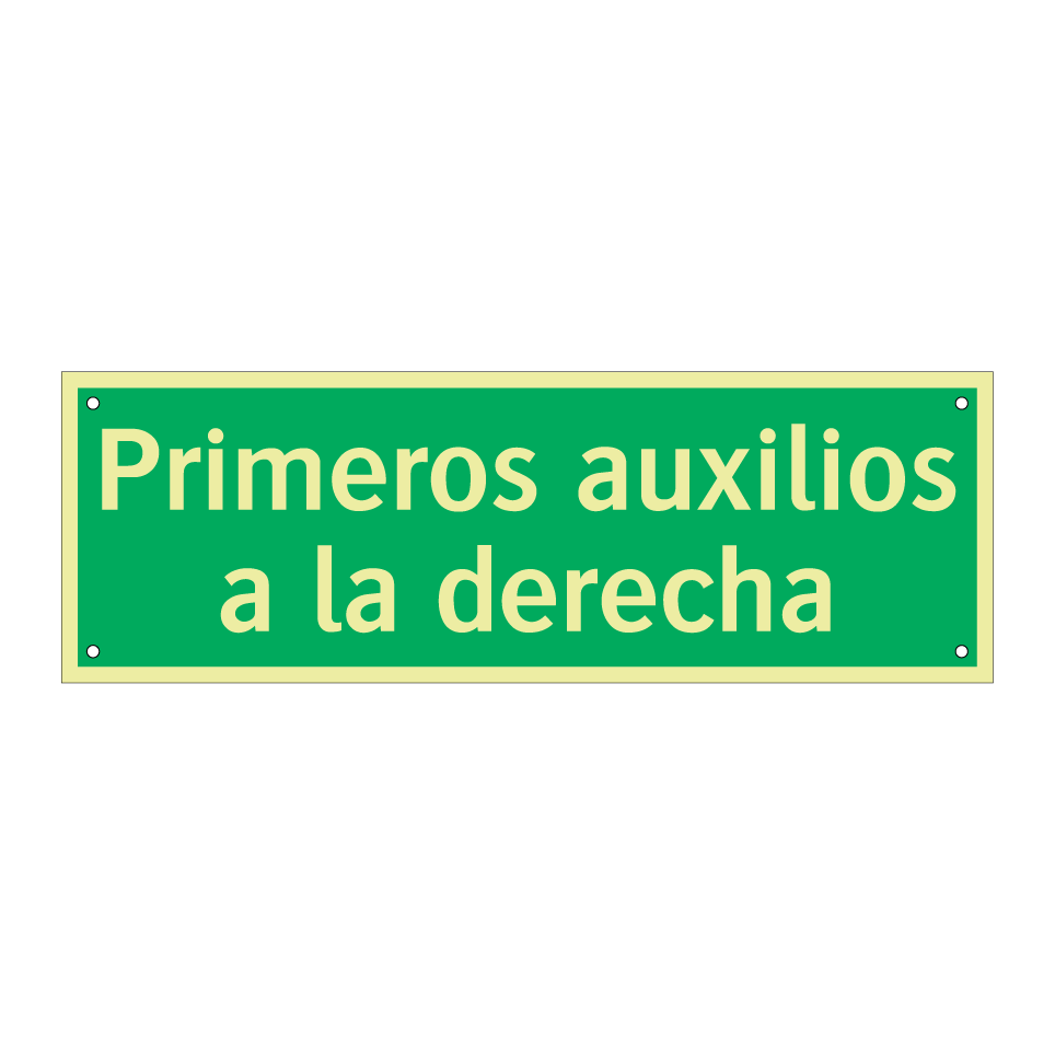 Primeros auxilios a la derecha