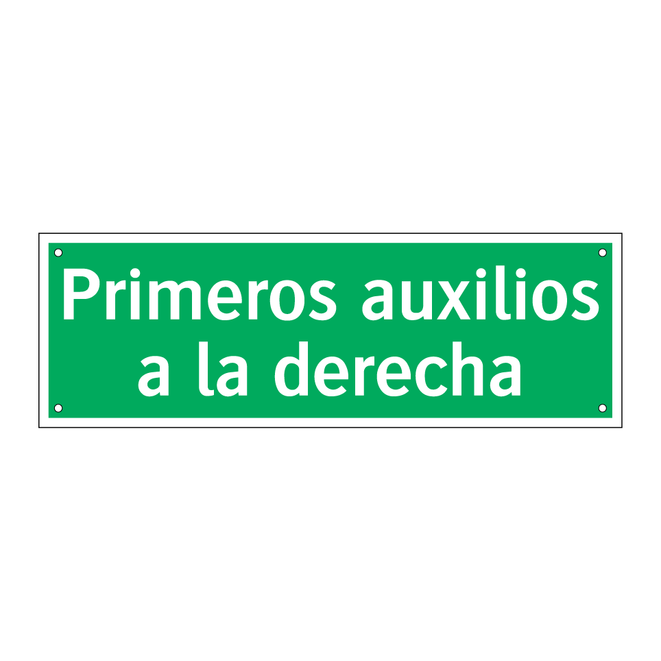 Primeros auxilios a la derecha