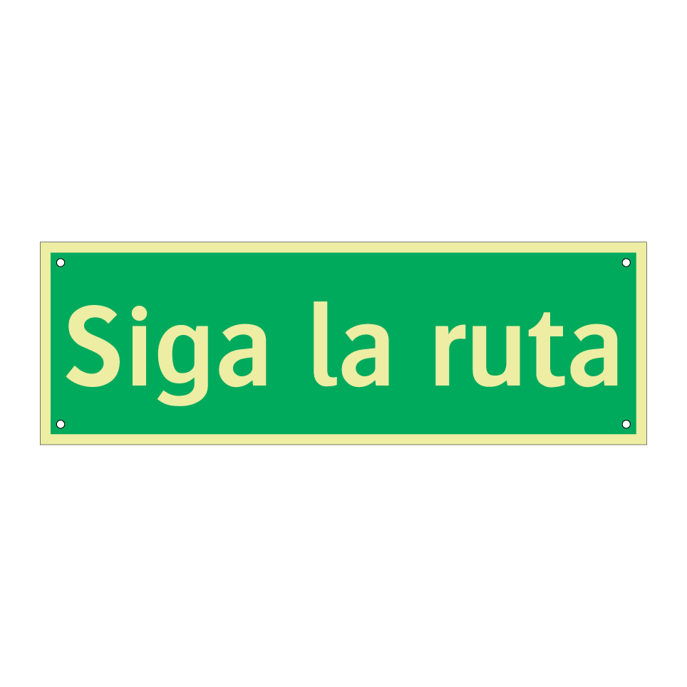 Siga la ruta