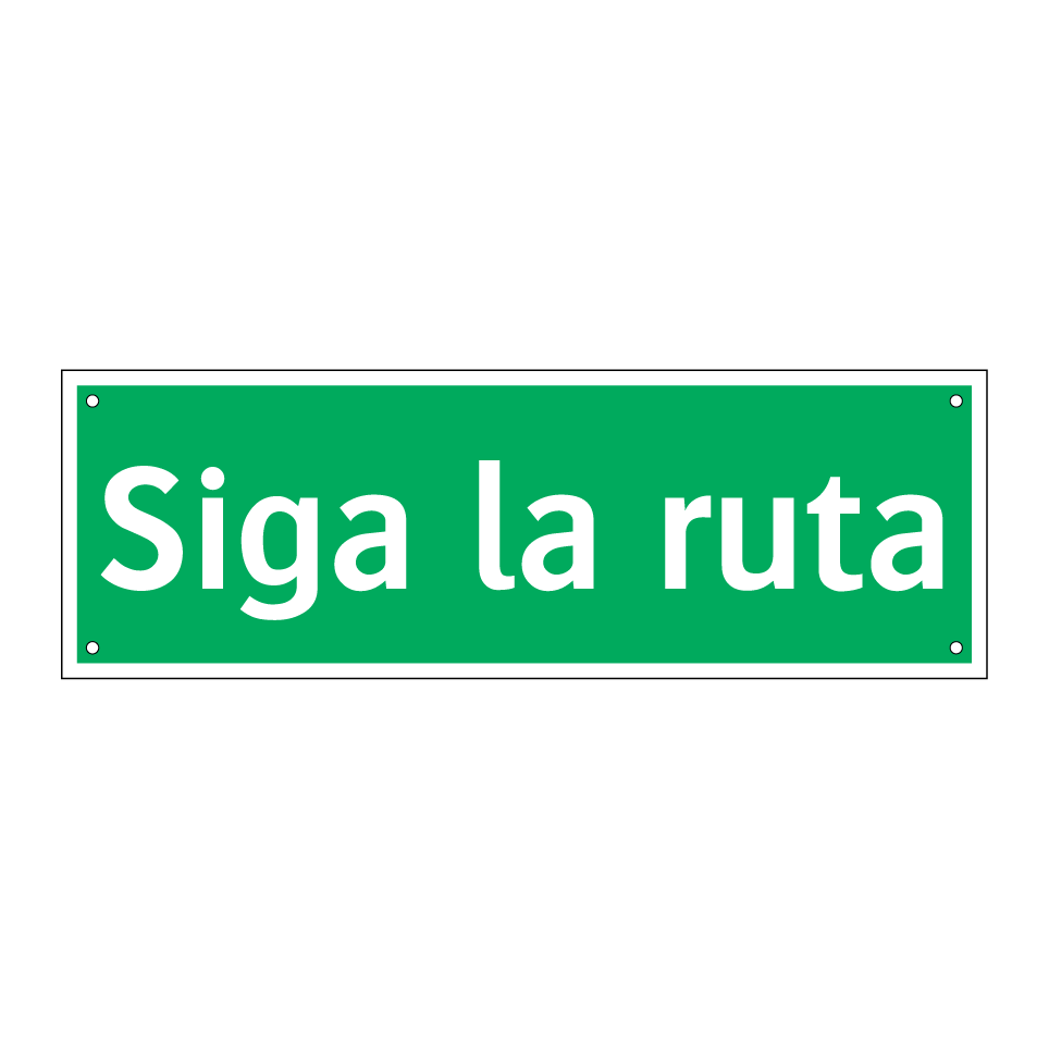 Siga la ruta
