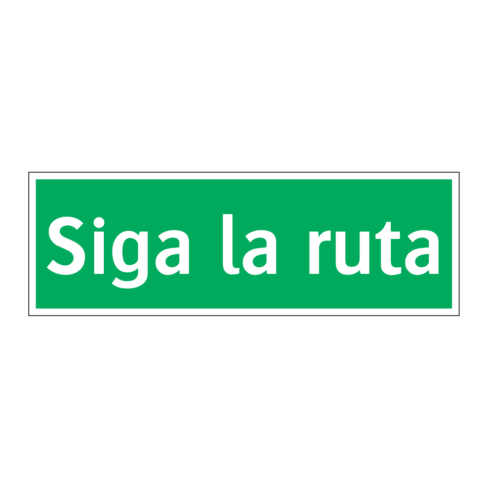 Siga la ruta