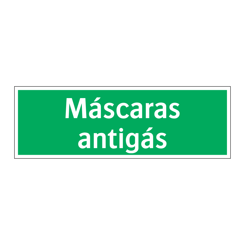 Máscaras antigás