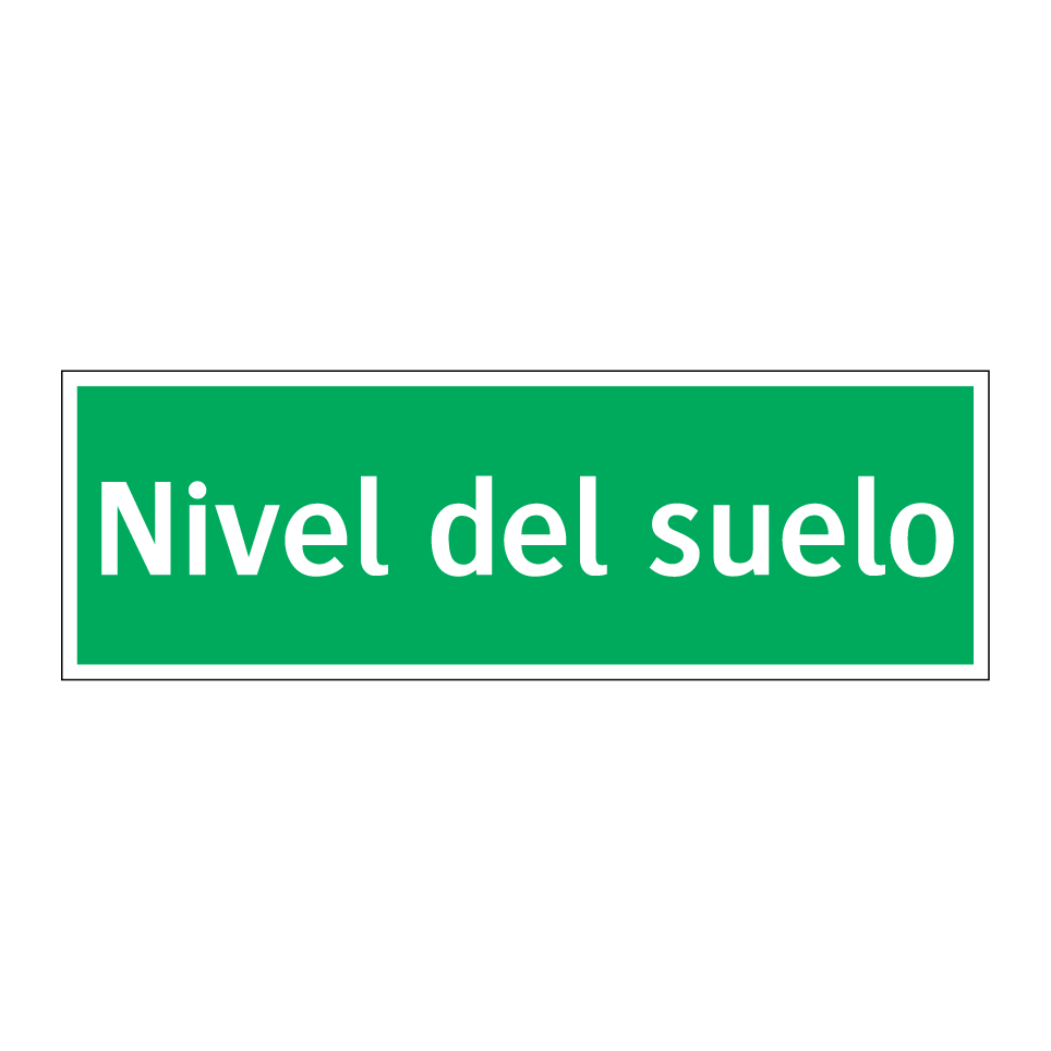 Nivel del suelo