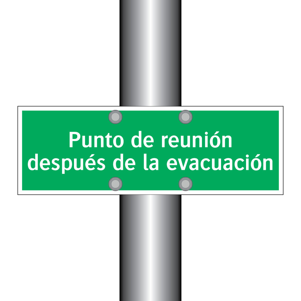 Punto de reunión después de la evacuación