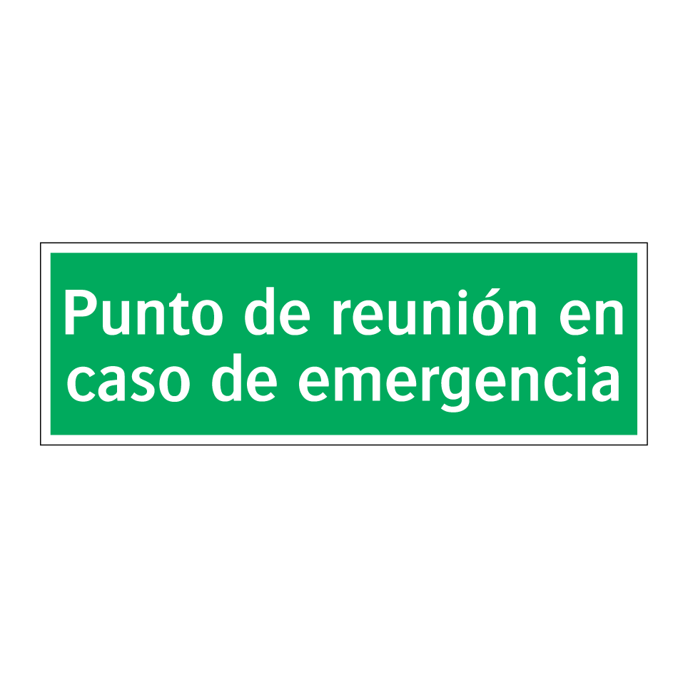 Punto de reunión en caso de emergencia