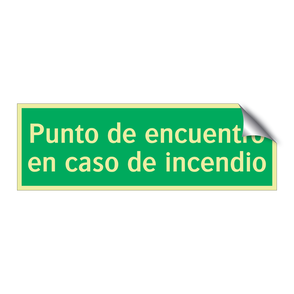 Punto de encuentro en caso de incendio