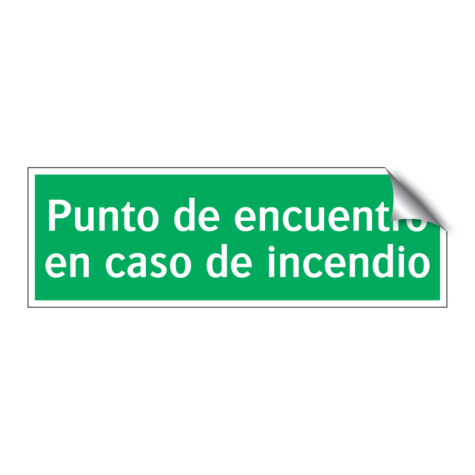 Punto de encuentro en caso de incendio