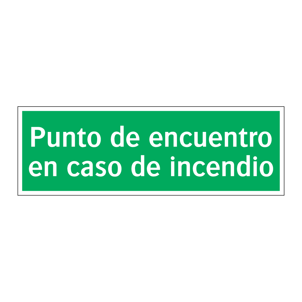 Punto de encuentro en caso de incendio