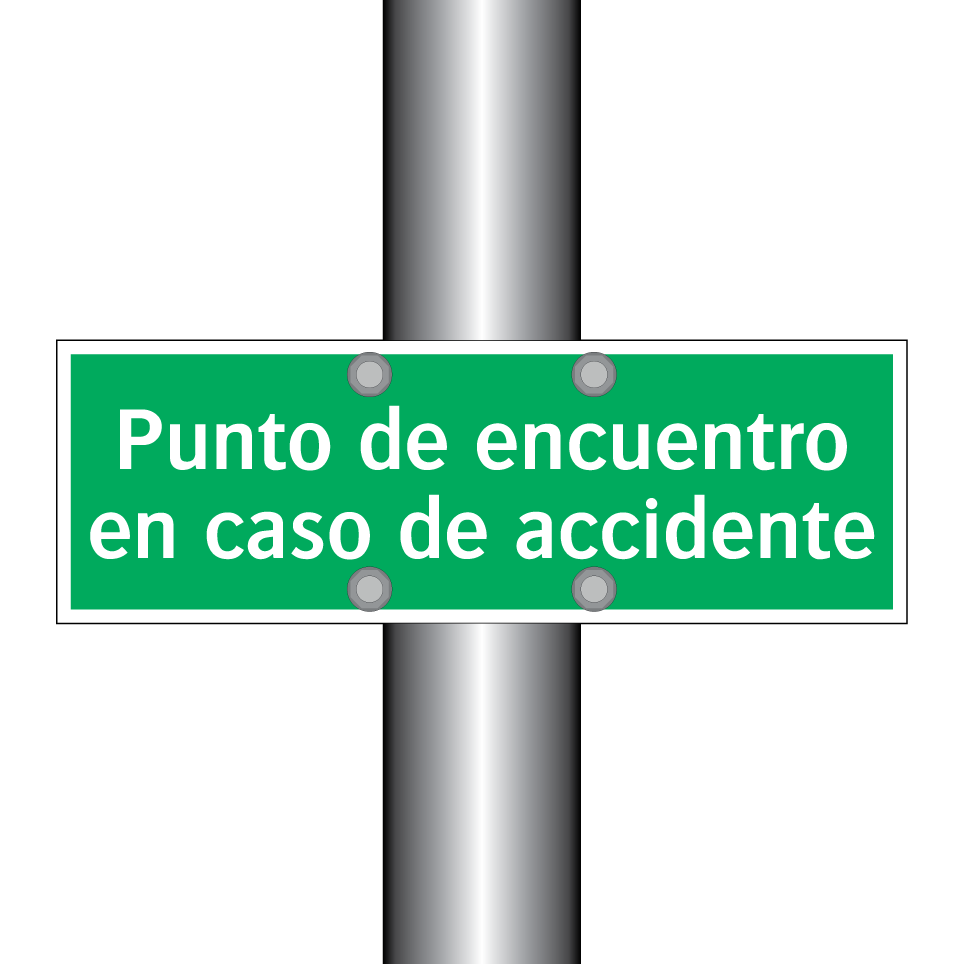 Punto de encuentro en caso de accidente