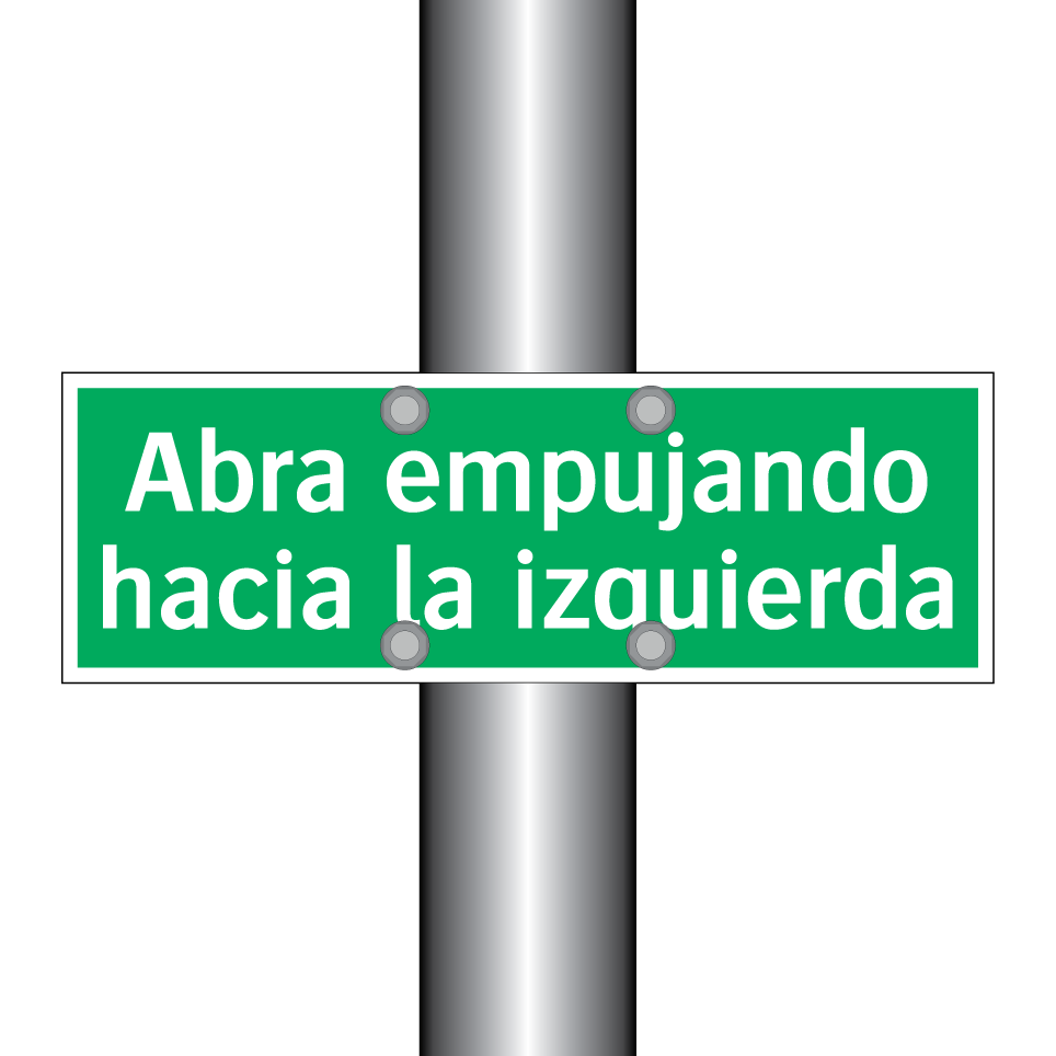 Abra empujando hacia la izquierda