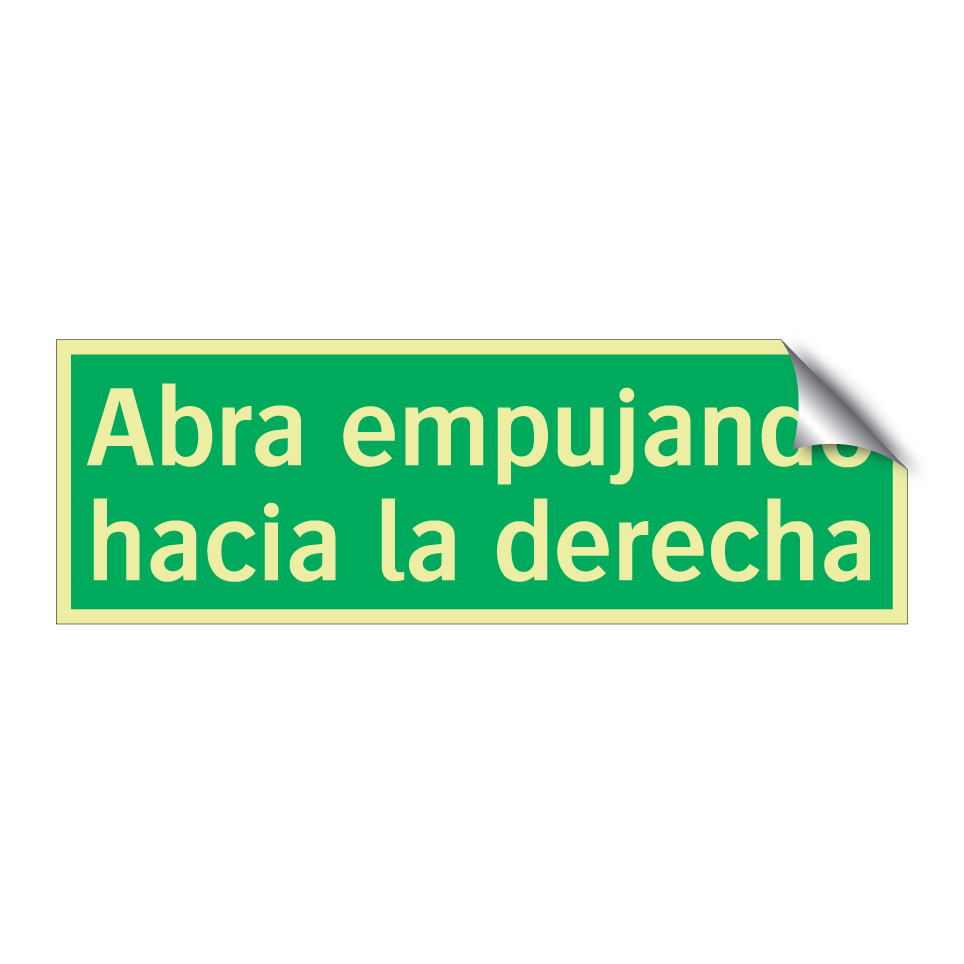 Abra empujando hacia la derecha