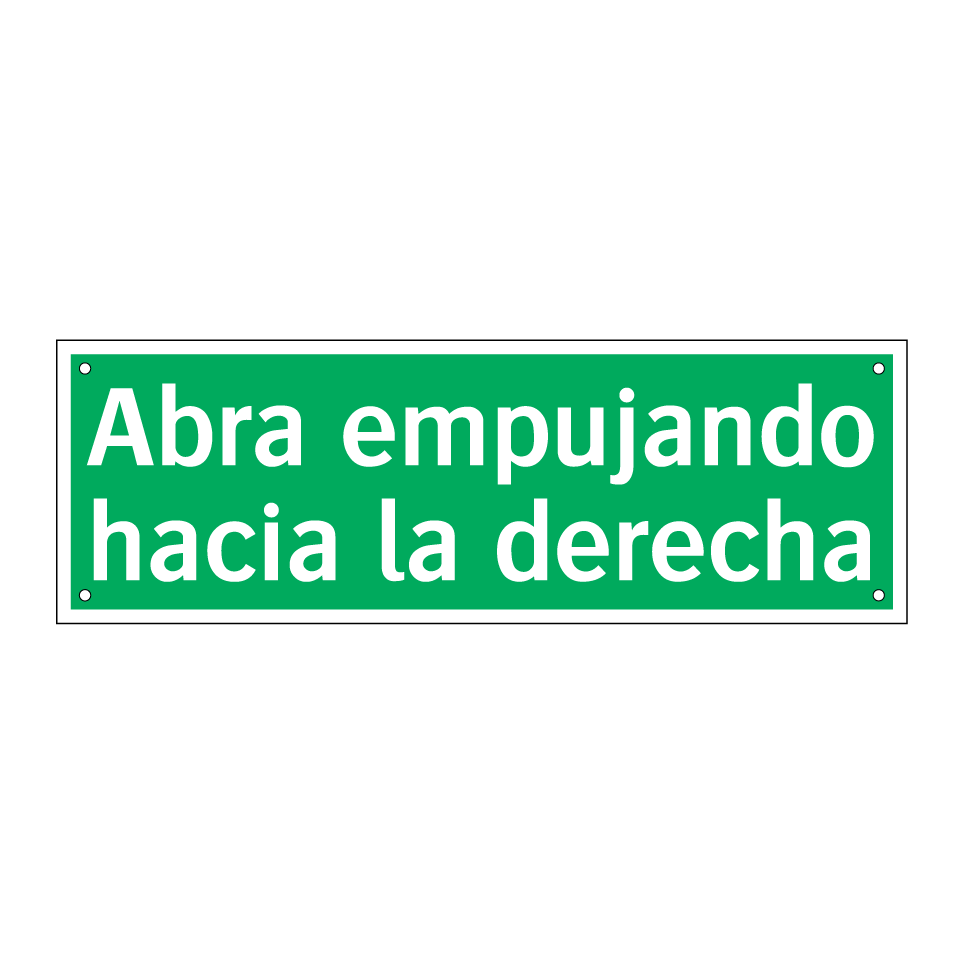 Abra empujando hacia la derecha