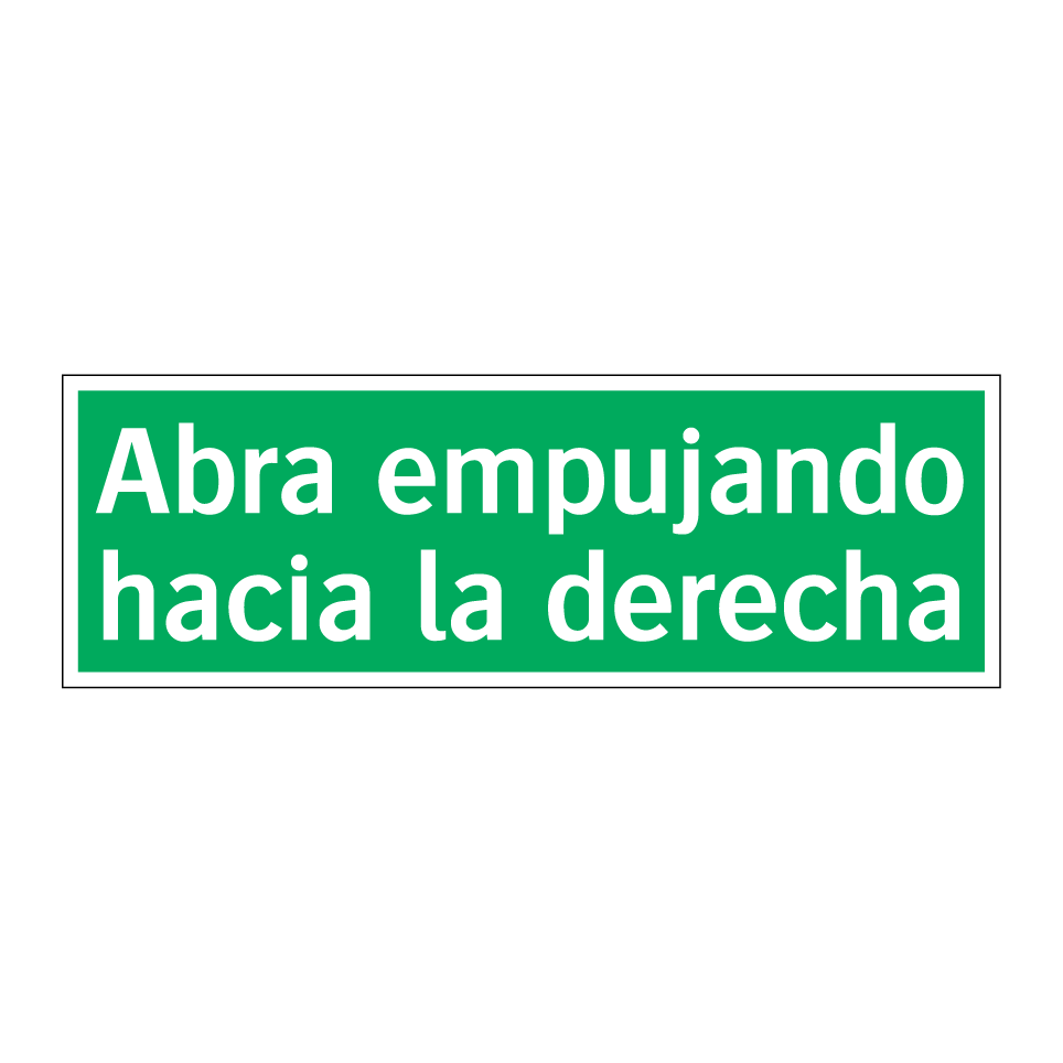 Abra empujando hacia la derecha