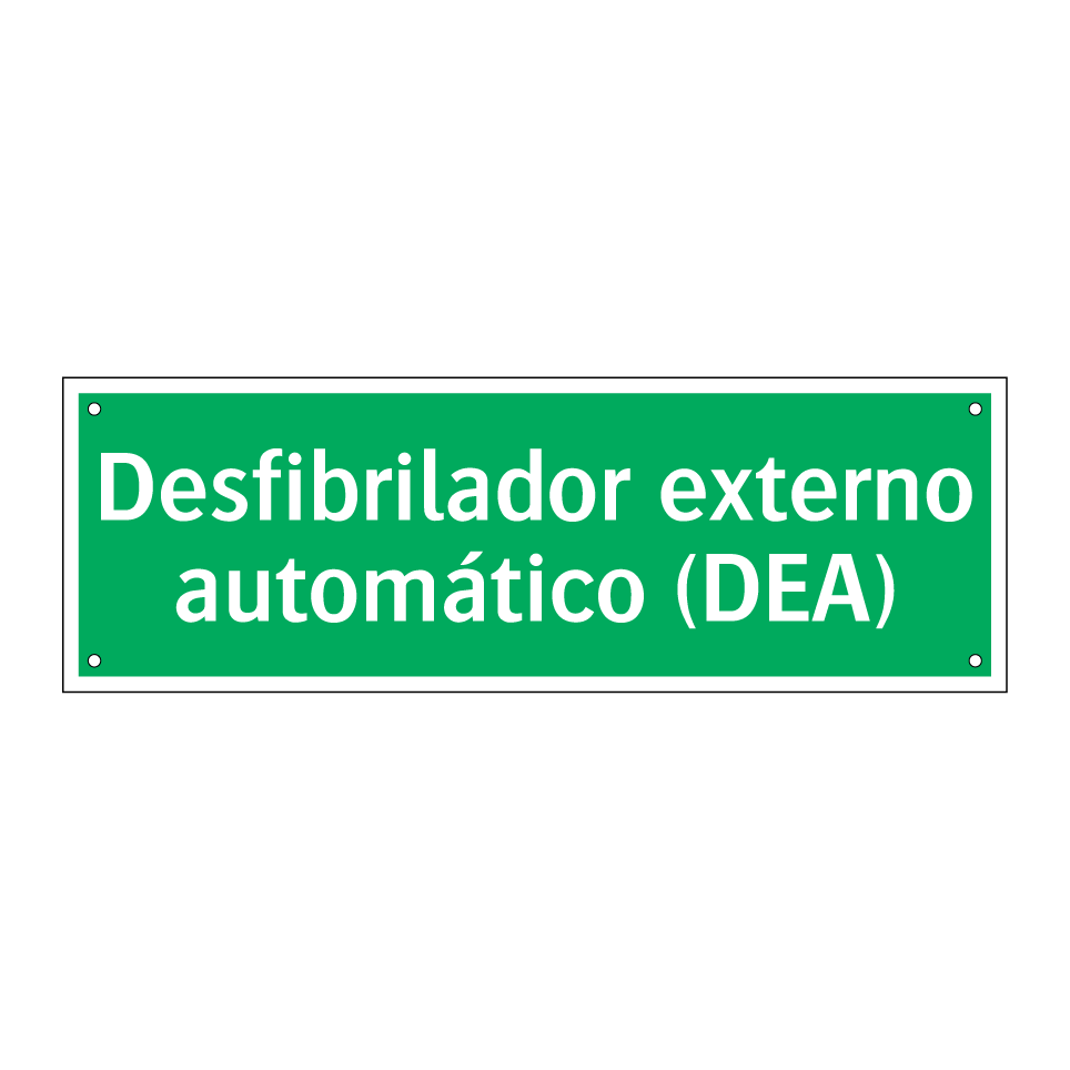 Desfibrilador externo automático (DEA)