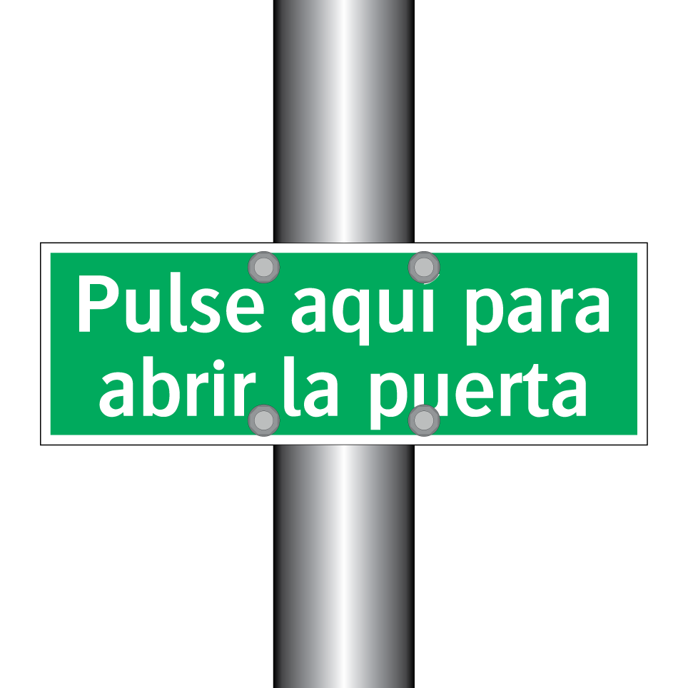 Pulse aquí para abrir la puerta