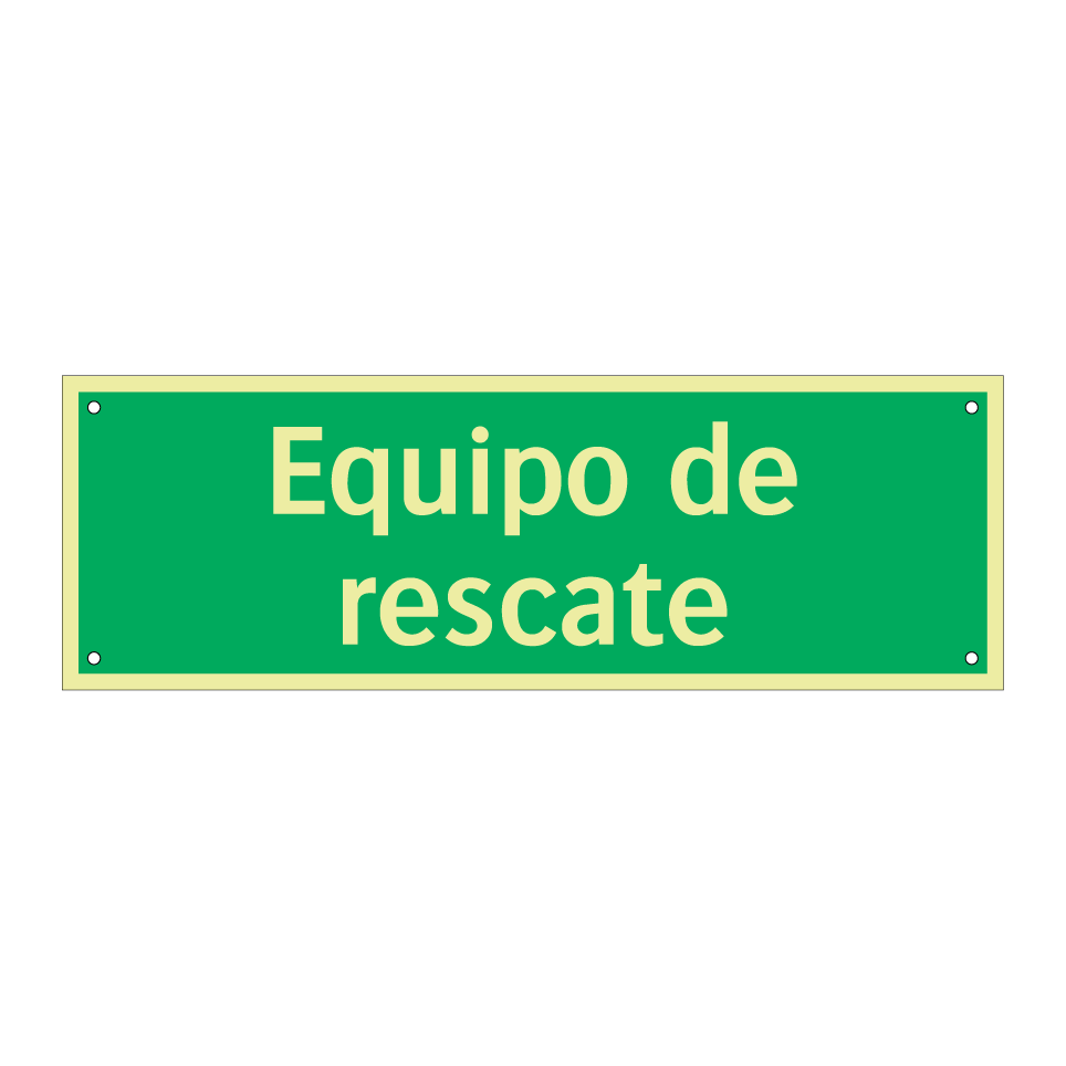 Equipo de rescate