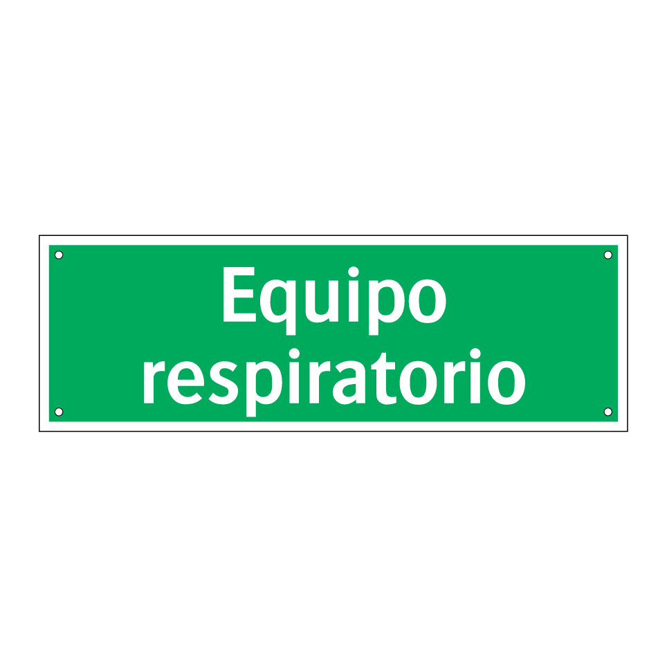 Equipo respiratorio