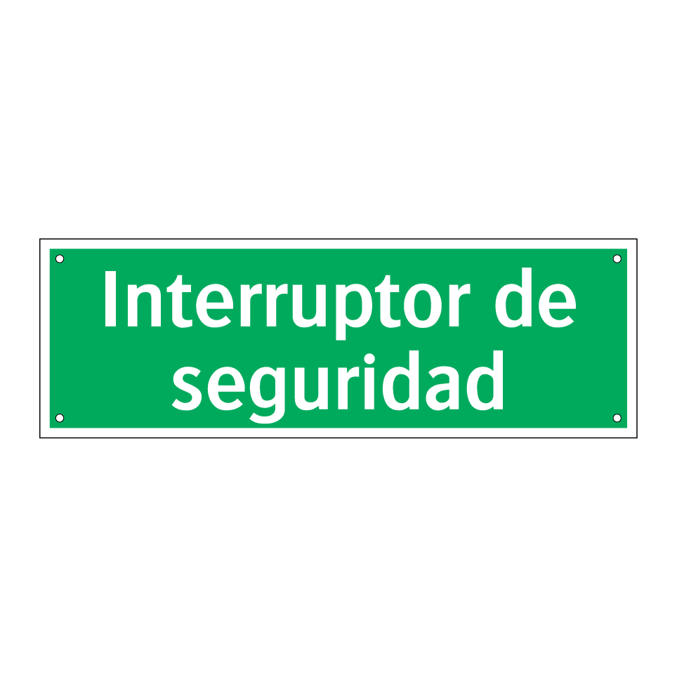 Interruptor de seguridad