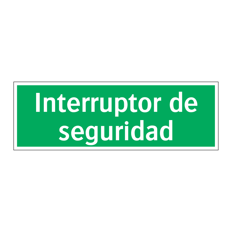 Interruptor de seguridad