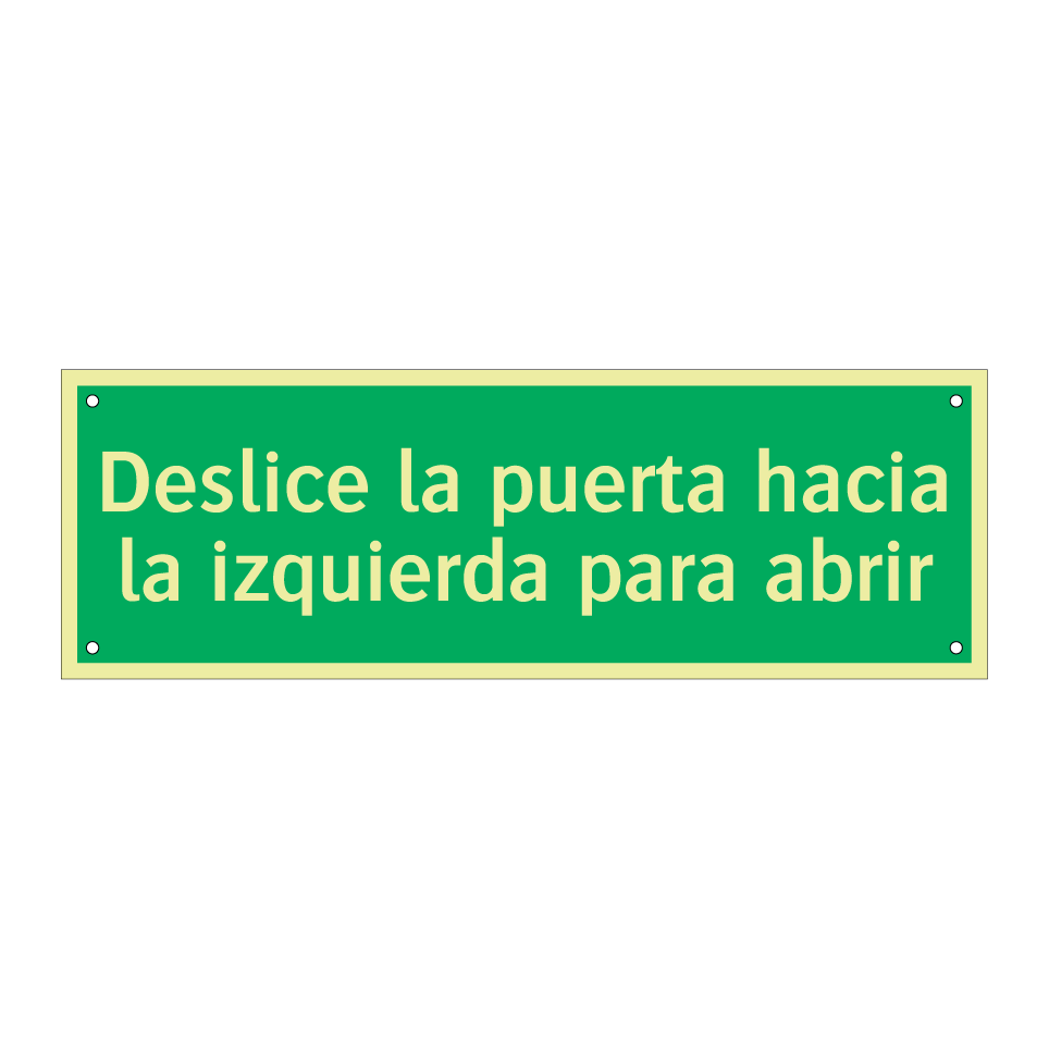 Deslice la puerta hacia la izquierda para abrir